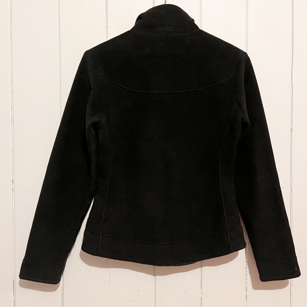 MEC Black Zip Up Polartec Fleece Jacket. Size Medium. - Picture 12 of 12